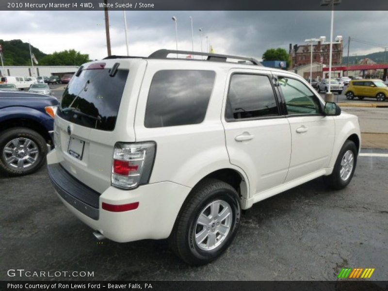 White Suede / Stone 2010 Mercury Mariner I4 4WD