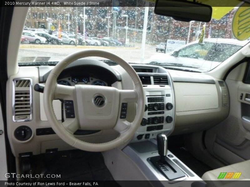 White Suede / Stone 2010 Mercury Mariner I4 4WD