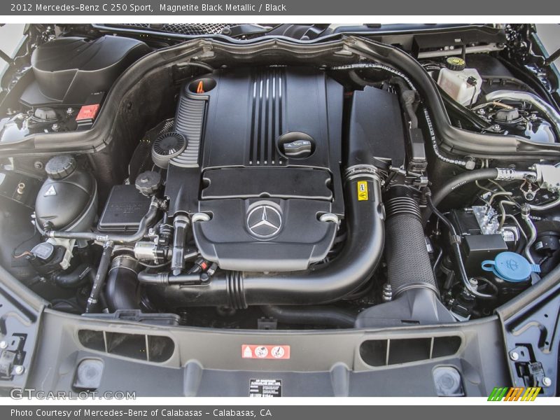 Magnetite Black Metallic / Black 2012 Mercedes-Benz C 250 Sport