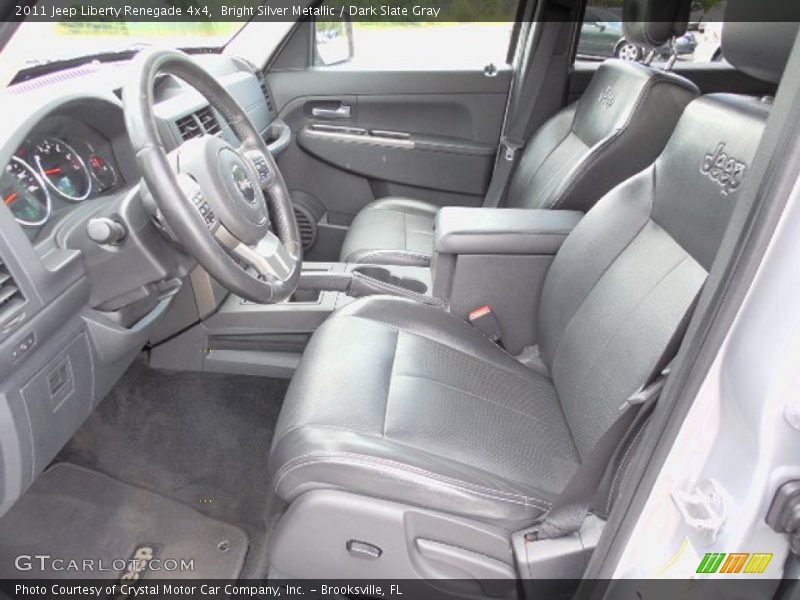 Bright Silver Metallic / Dark Slate Gray 2011 Jeep Liberty Renegade 4x4