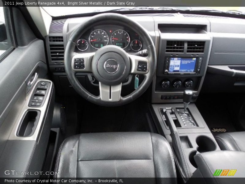 Bright Silver Metallic / Dark Slate Gray 2011 Jeep Liberty Renegade 4x4