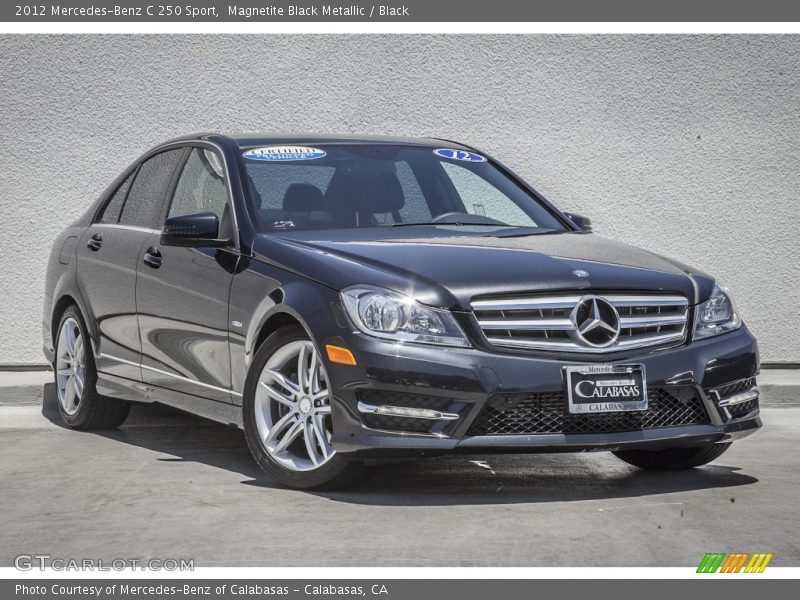 Magnetite Black Metallic / Black 2012 Mercedes-Benz C 250 Sport