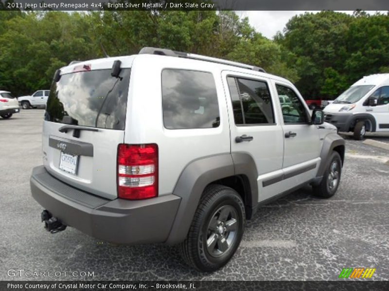 Bright Silver Metallic / Dark Slate Gray 2011 Jeep Liberty Renegade 4x4