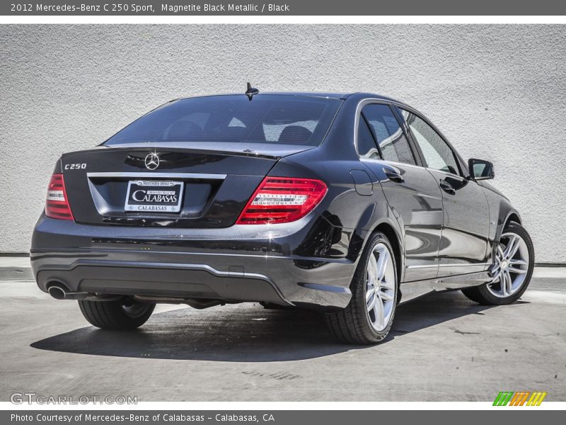 Magnetite Black Metallic / Black 2012 Mercedes-Benz C 250 Sport