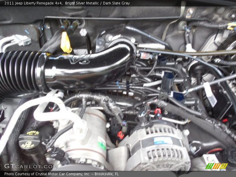 Bright Silver Metallic / Dark Slate Gray 2011 Jeep Liberty Renegade 4x4
