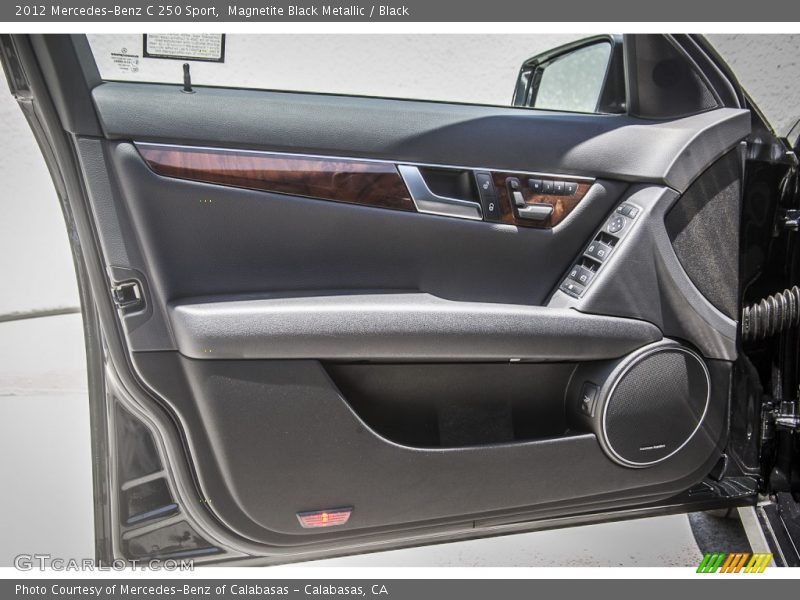 Magnetite Black Metallic / Black 2012 Mercedes-Benz C 250 Sport