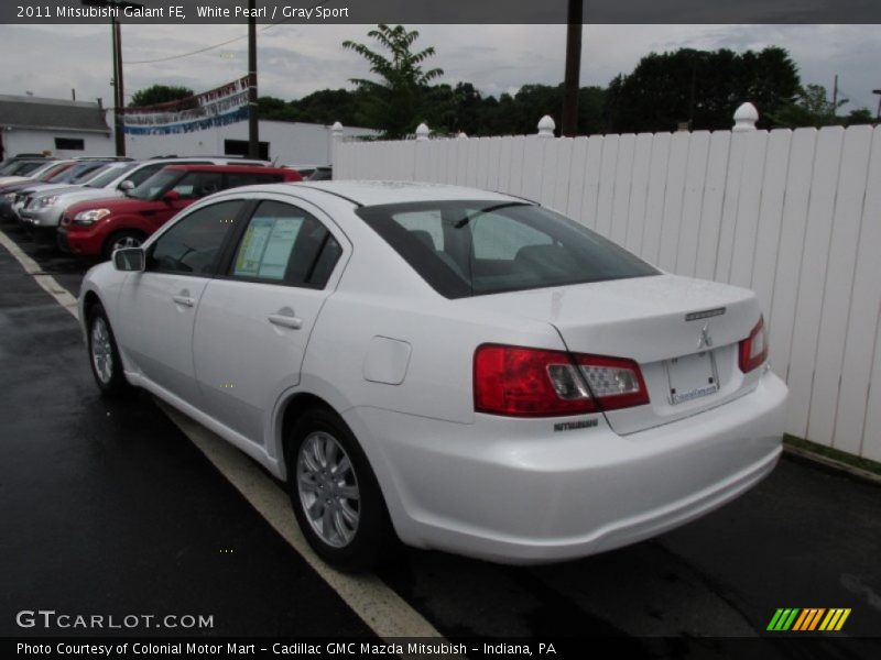 White Pearl / Gray Sport 2011 Mitsubishi Galant FE