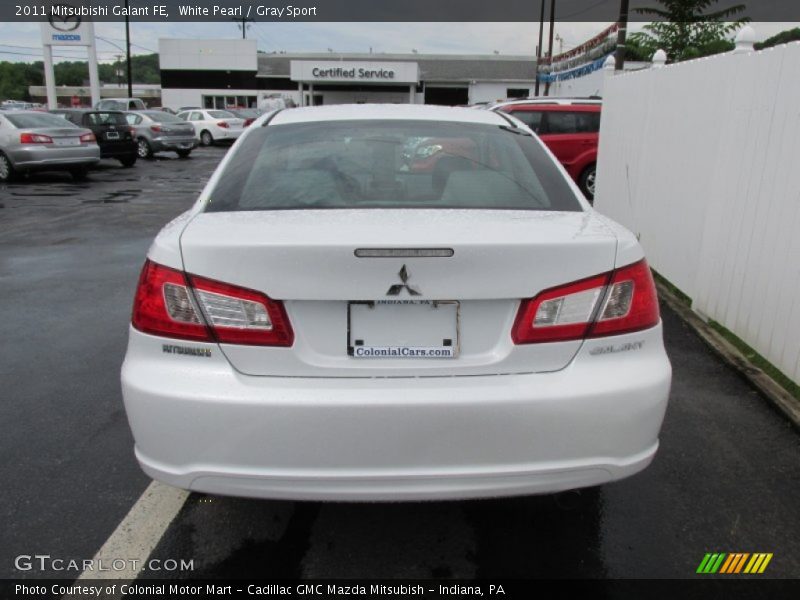 White Pearl / Gray Sport 2011 Mitsubishi Galant FE