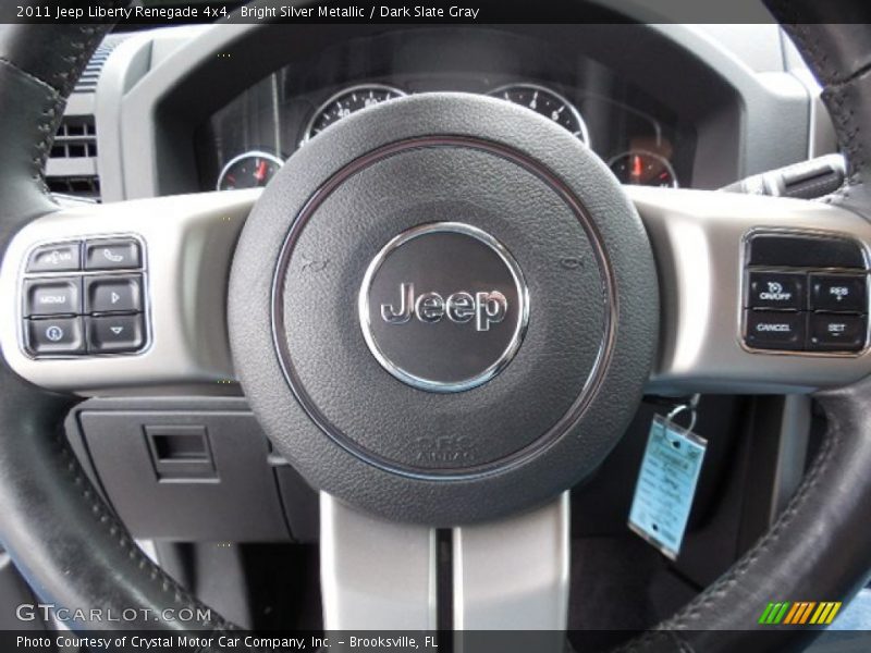 Bright Silver Metallic / Dark Slate Gray 2011 Jeep Liberty Renegade 4x4
