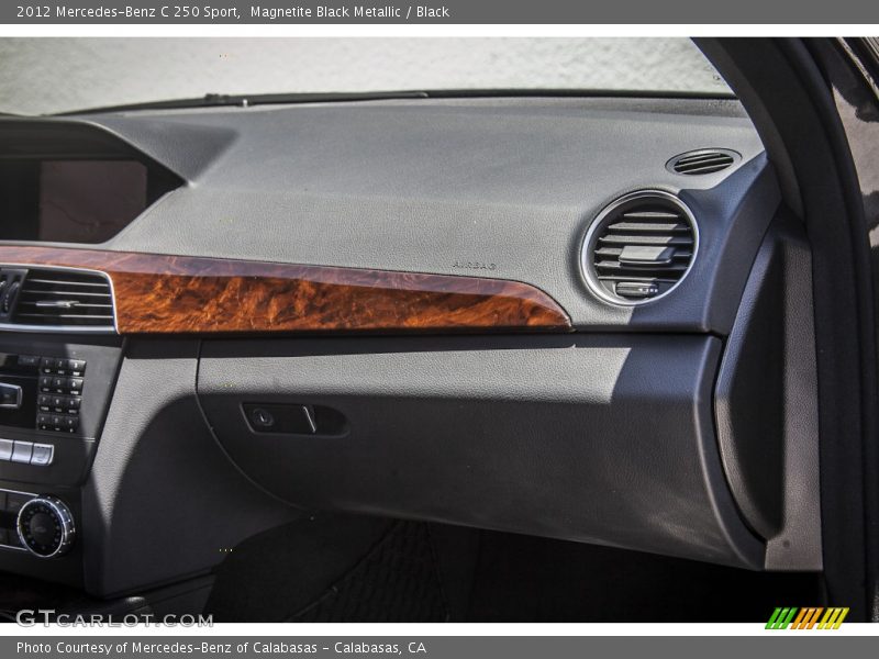 Magnetite Black Metallic / Black 2012 Mercedes-Benz C 250 Sport