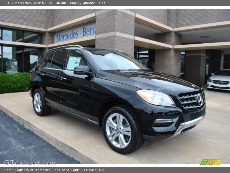 Black / Almond Beige 2014 Mercedes-Benz ML 350 4Matic