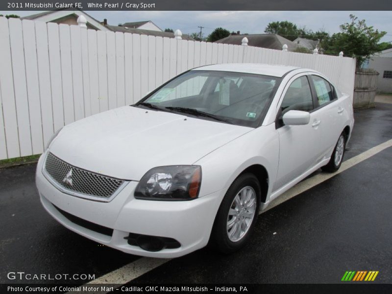 White Pearl / Gray Sport 2011 Mitsubishi Galant FE