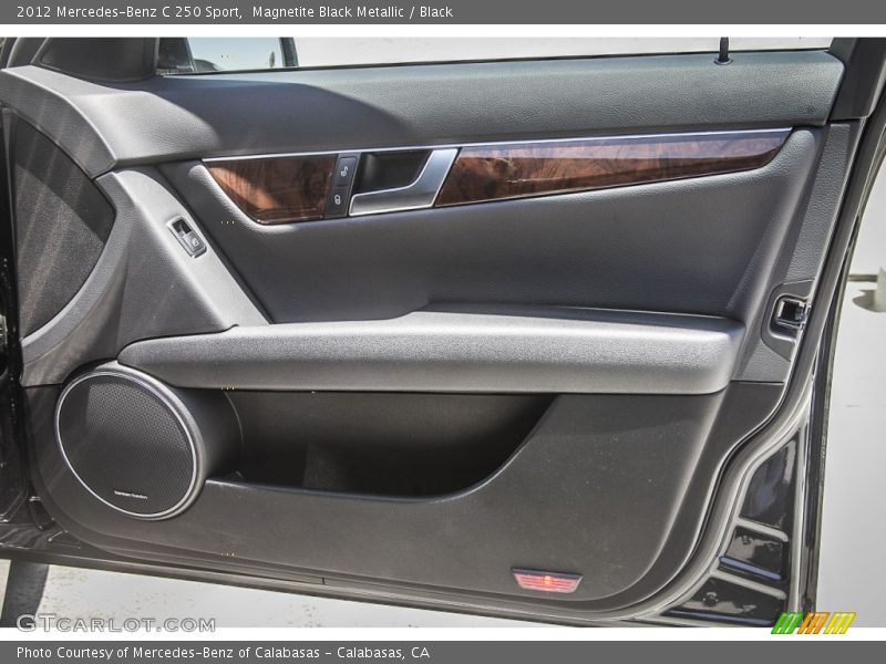 Magnetite Black Metallic / Black 2012 Mercedes-Benz C 250 Sport