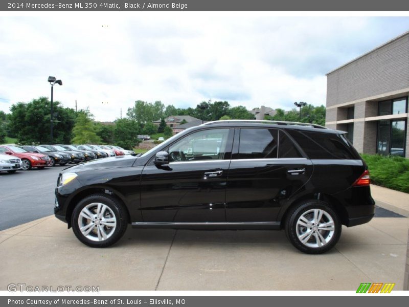 Black / Almond Beige 2014 Mercedes-Benz ML 350 4Matic