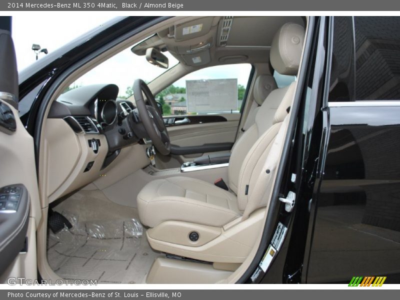 Black / Almond Beige 2014 Mercedes-Benz ML 350 4Matic