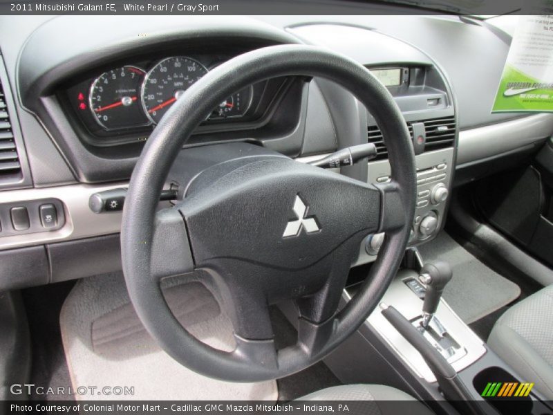 White Pearl / Gray Sport 2011 Mitsubishi Galant FE