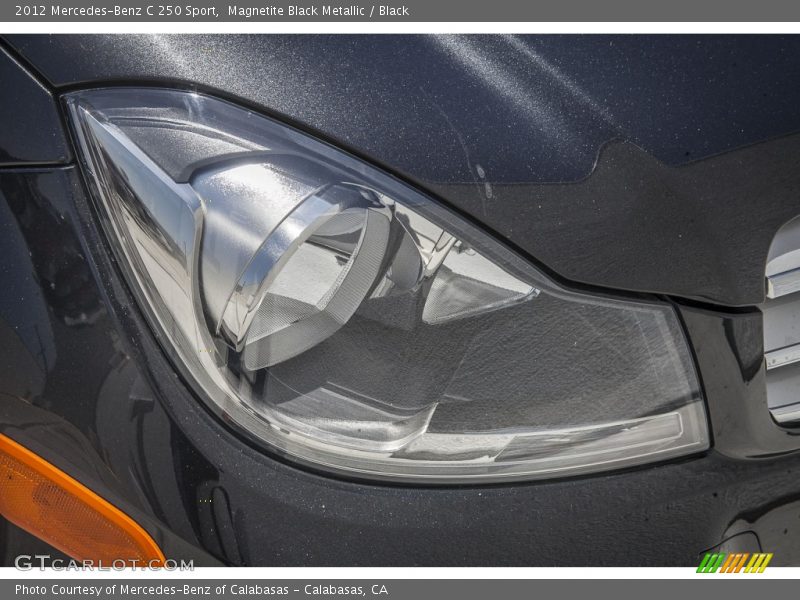 Magnetite Black Metallic / Black 2012 Mercedes-Benz C 250 Sport