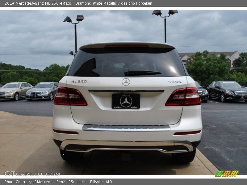 Diamond White Metallic / designo Porcelain 2014 Mercedes-Benz ML 350 4Matic