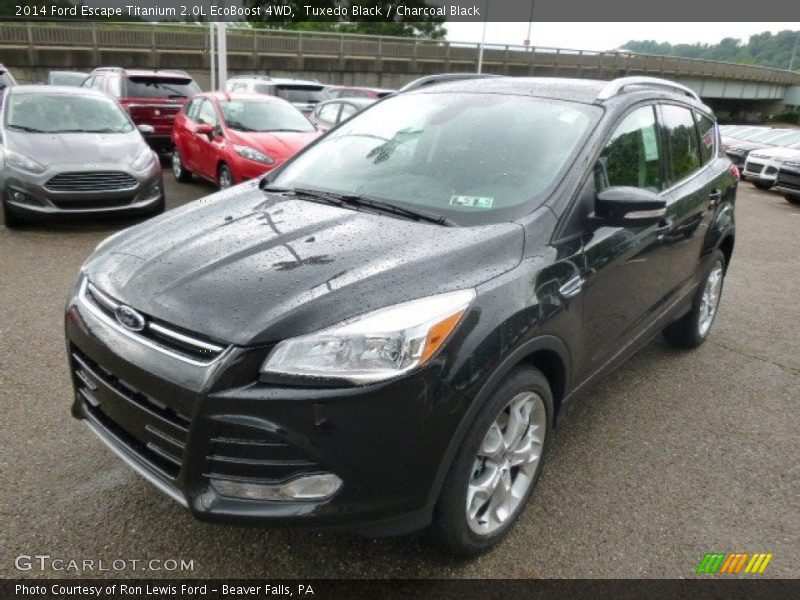Tuxedo Black / Charcoal Black 2014 Ford Escape Titanium 2.0L EcoBoost 4WD