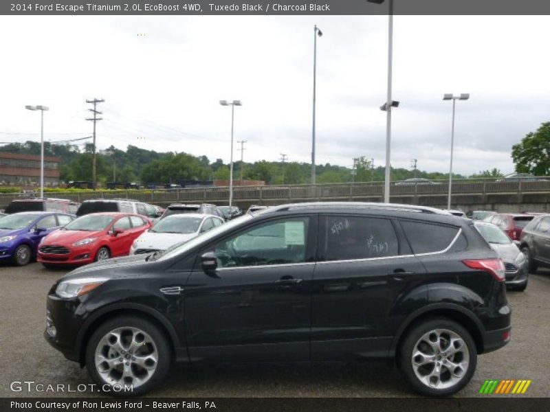Tuxedo Black / Charcoal Black 2014 Ford Escape Titanium 2.0L EcoBoost 4WD