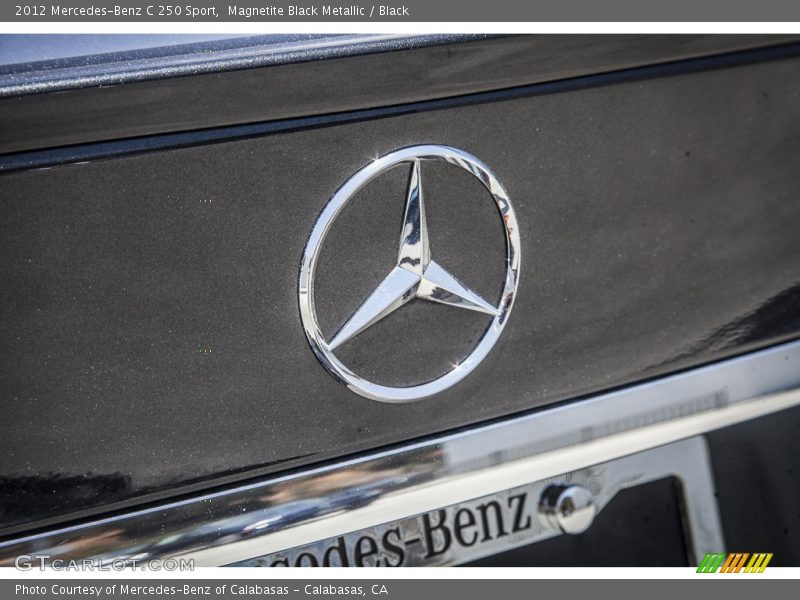 Magnetite Black Metallic / Black 2012 Mercedes-Benz C 250 Sport