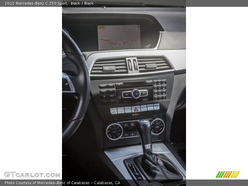 Black / Black 2012 Mercedes-Benz C 250 Sport