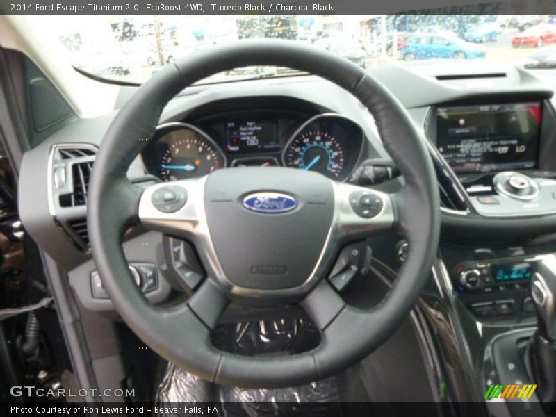Tuxedo Black / Charcoal Black 2014 Ford Escape Titanium 2.0L EcoBoost 4WD
