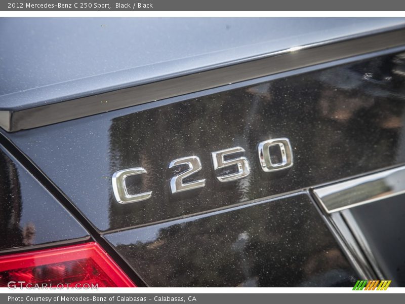 Black / Black 2012 Mercedes-Benz C 250 Sport