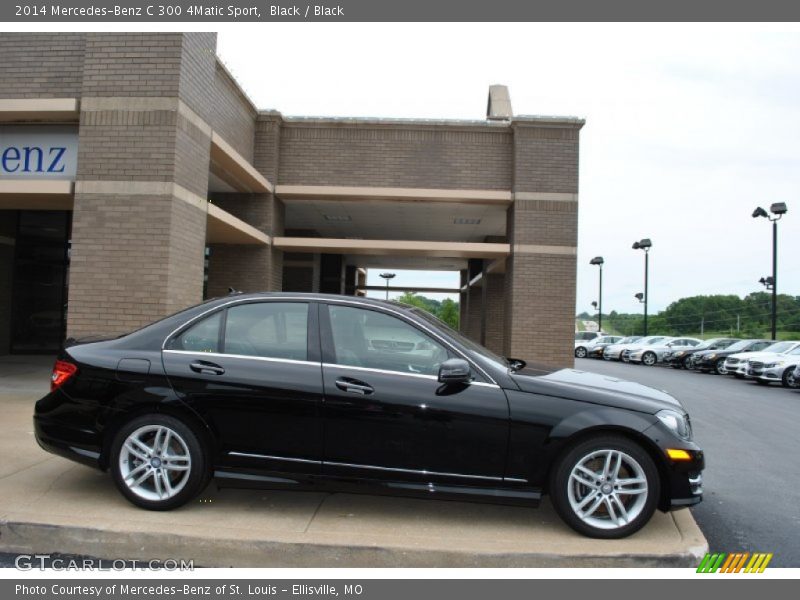 Black / Black 2014 Mercedes-Benz C 300 4Matic Sport