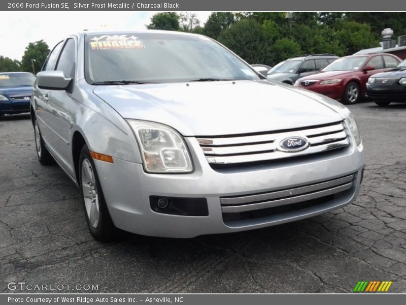 Silver Frost Metallic / Charcoal Black 2006 Ford Fusion SE