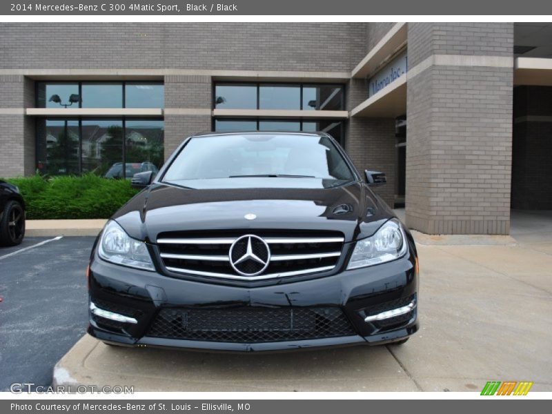 Black / Black 2014 Mercedes-Benz C 300 4Matic Sport