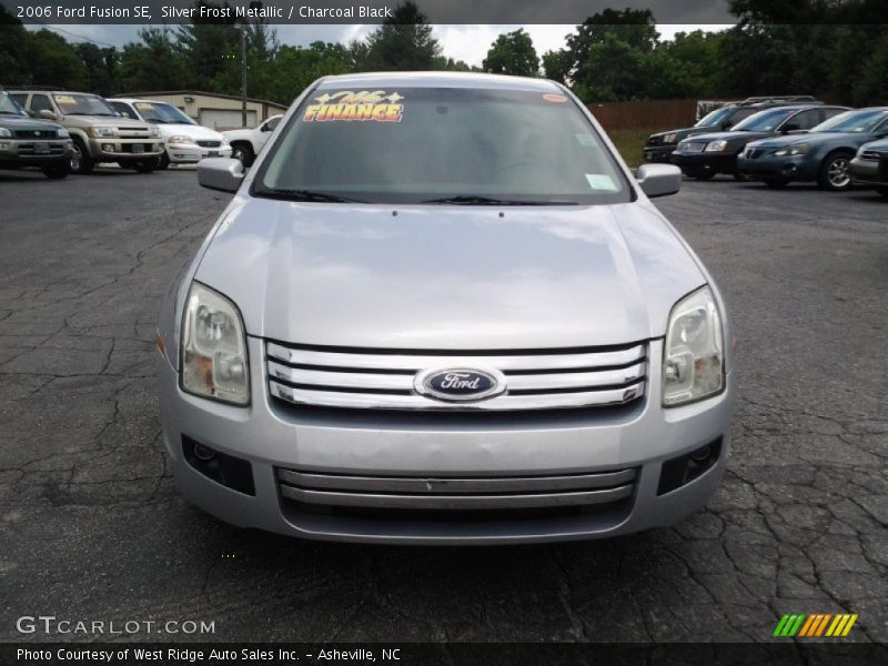 Silver Frost Metallic / Charcoal Black 2006 Ford Fusion SE