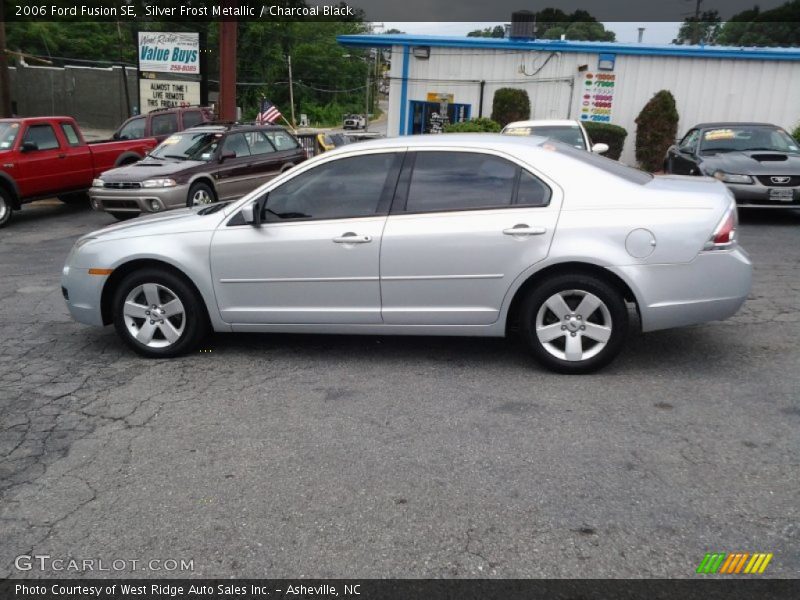 Silver Frost Metallic / Charcoal Black 2006 Ford Fusion SE