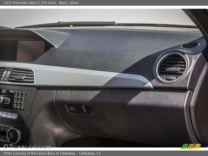 Black / Black 2012 Mercedes-Benz C 250 Sport