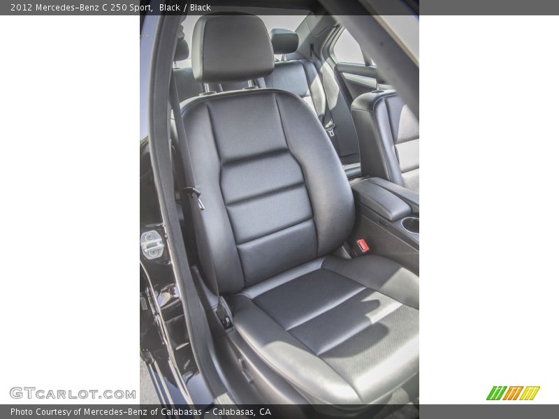 Black / Black 2012 Mercedes-Benz C 250 Sport
