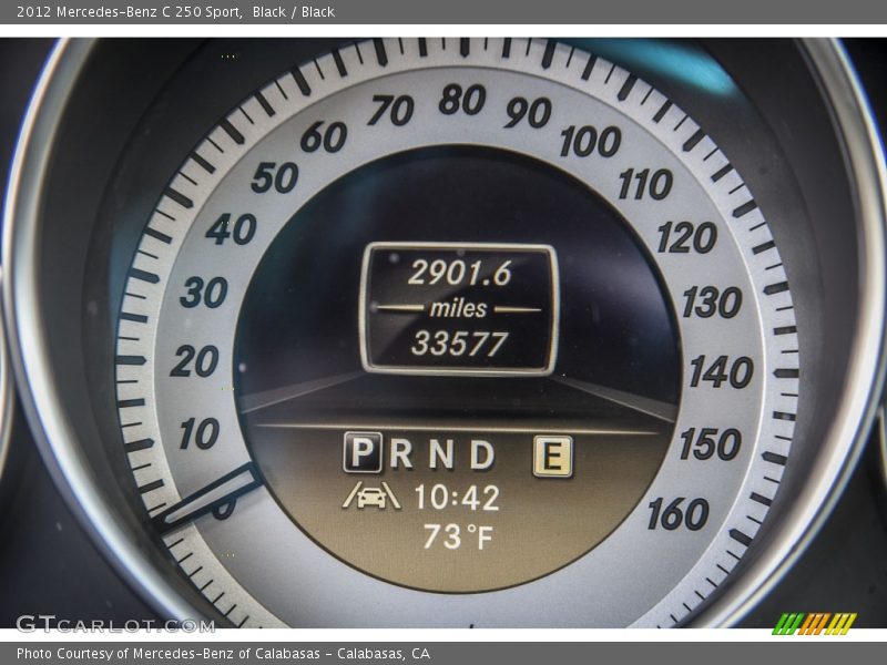 Black / Black 2012 Mercedes-Benz C 250 Sport
