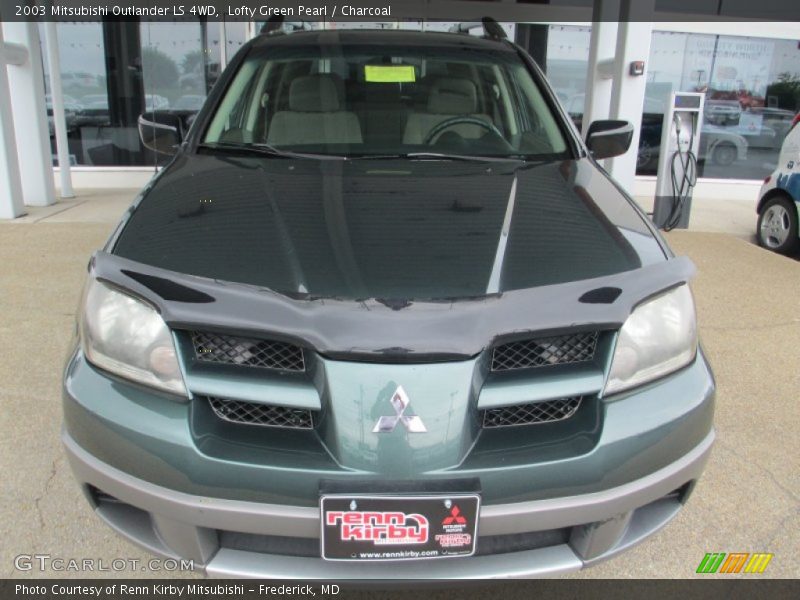 Lofty Green Pearl / Charcoal 2003 Mitsubishi Outlander LS 4WD