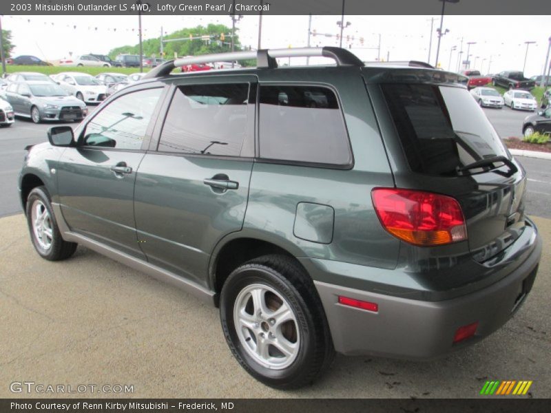 Lofty Green Pearl / Charcoal 2003 Mitsubishi Outlander LS 4WD