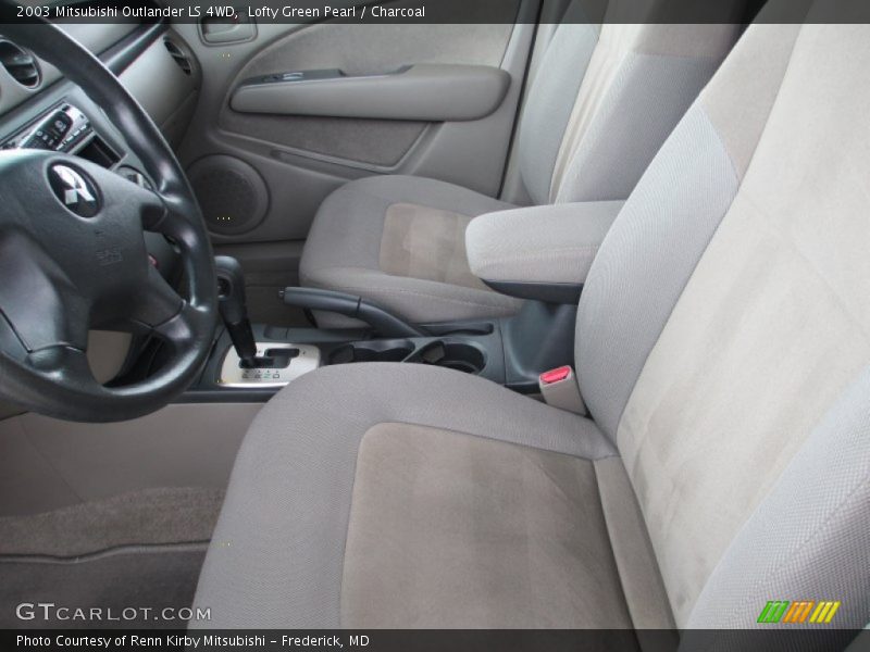 Lofty Green Pearl / Charcoal 2003 Mitsubishi Outlander LS 4WD