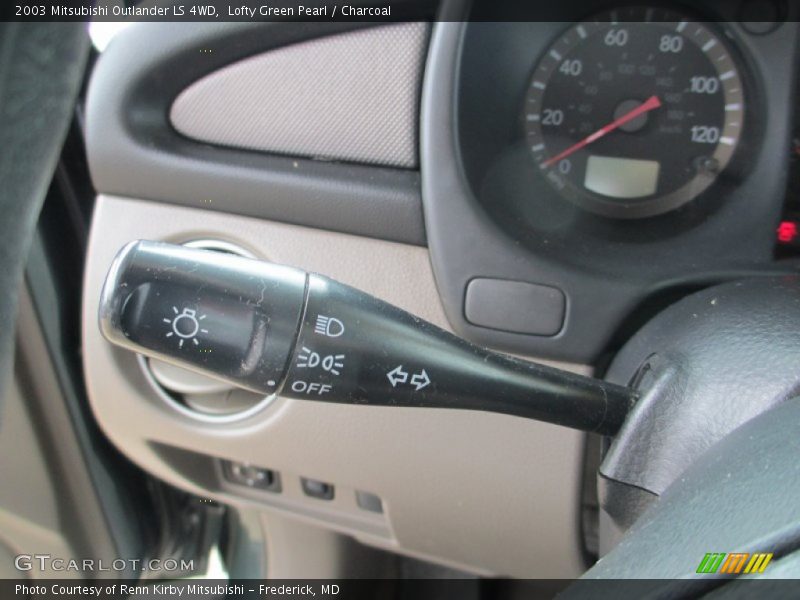 Lofty Green Pearl / Charcoal 2003 Mitsubishi Outlander LS 4WD