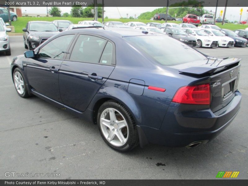 Royal Blue Pearl / Ebony 2006 Acura TL 3.2