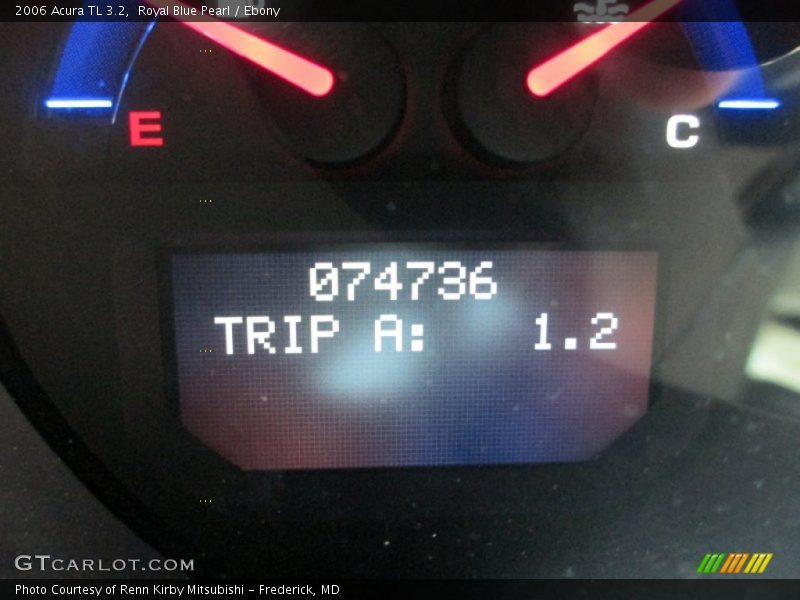 Royal Blue Pearl / Ebony 2006 Acura TL 3.2