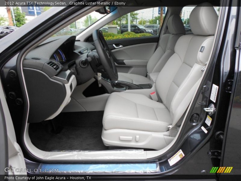 Graphite Luster Metallic / Ebony 2012 Acura TSX Technology Sedan