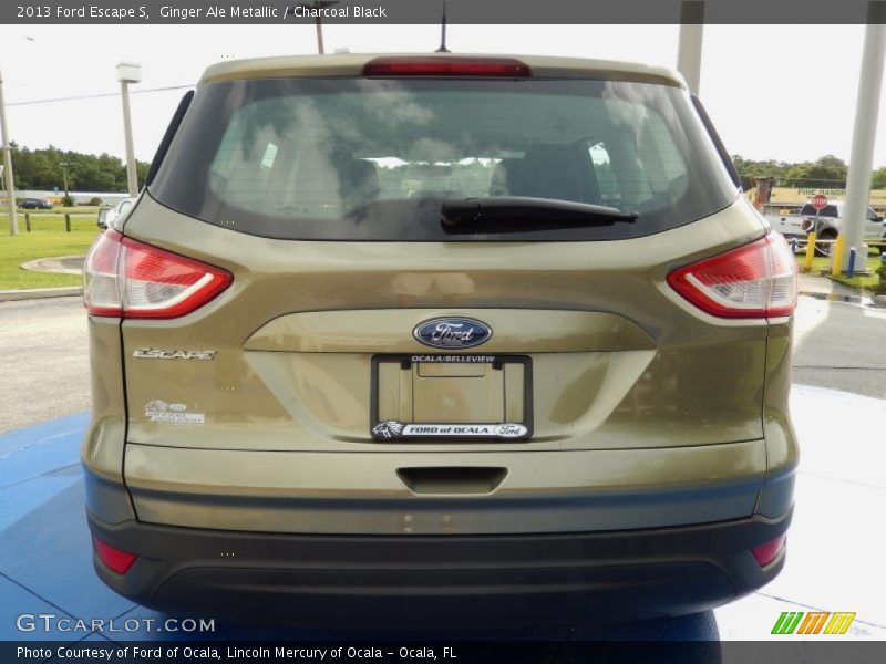 Ginger Ale Metallic / Charcoal Black 2013 Ford Escape S