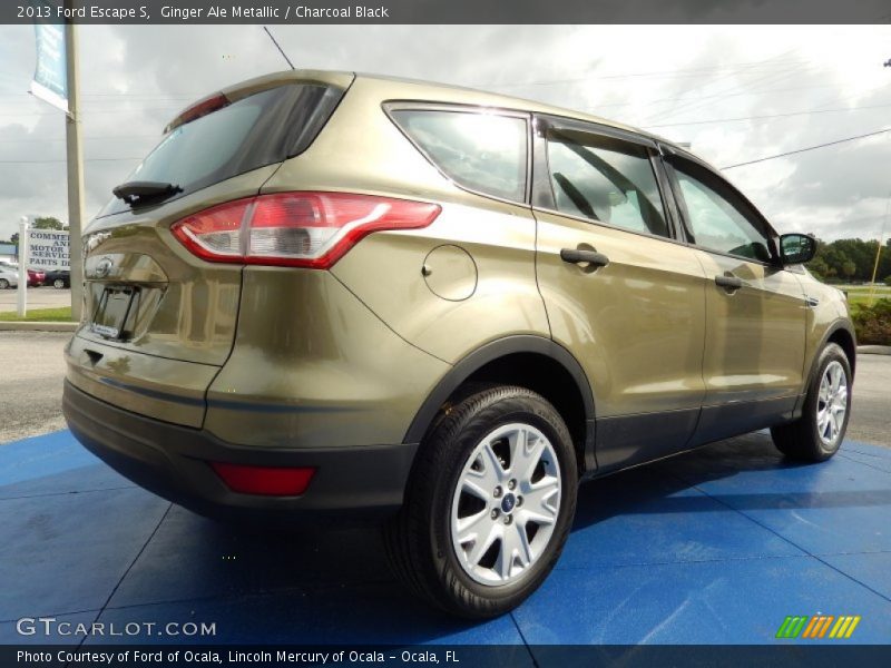 Ginger Ale Metallic / Charcoal Black 2013 Ford Escape S