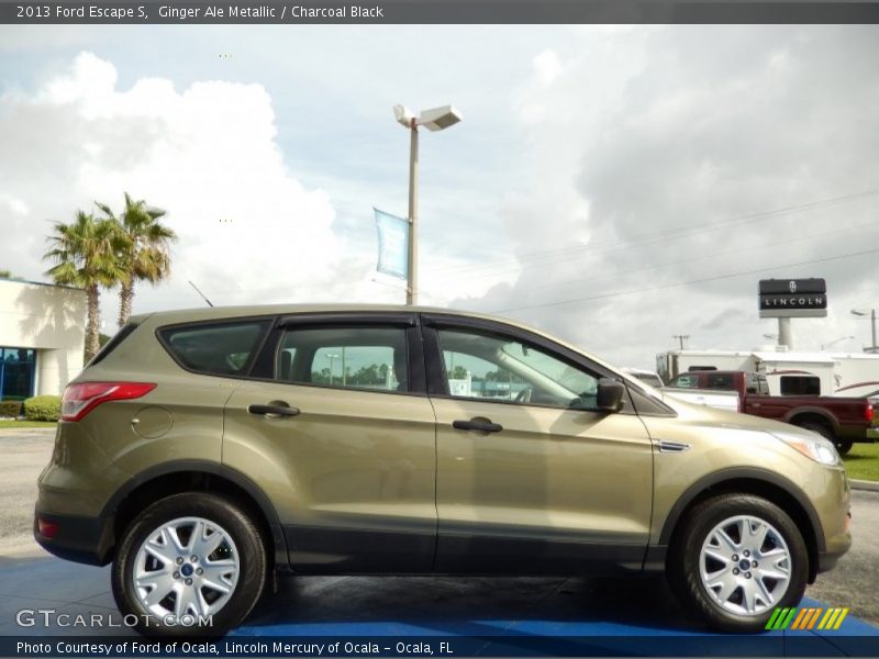 Ginger Ale Metallic / Charcoal Black 2013 Ford Escape S