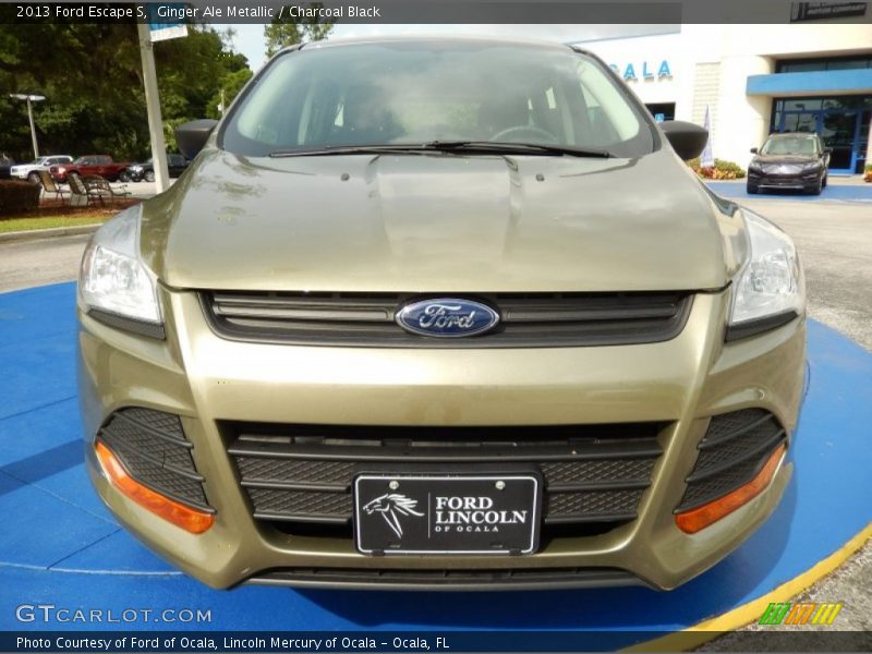 Ginger Ale Metallic / Charcoal Black 2013 Ford Escape S