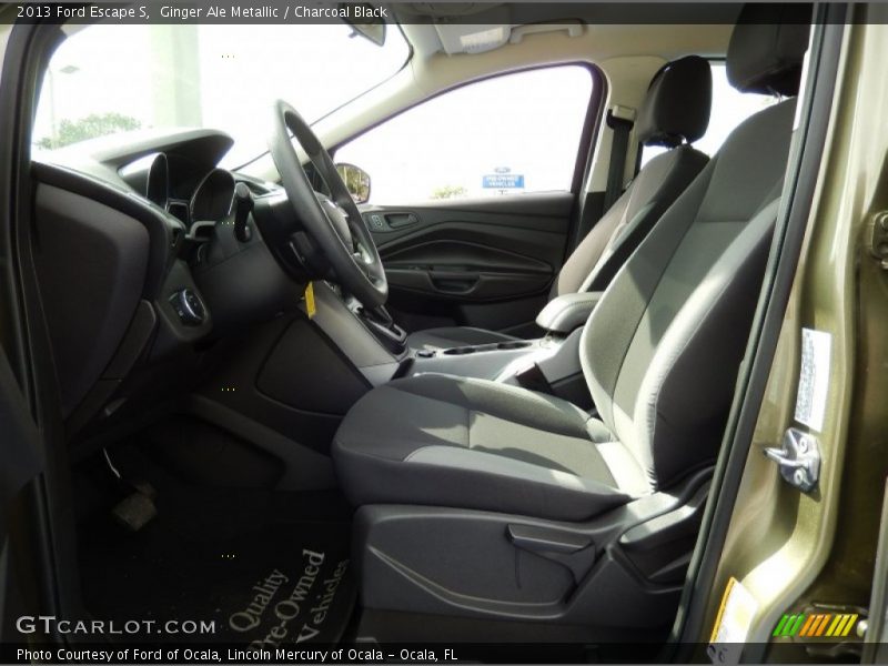 Ginger Ale Metallic / Charcoal Black 2013 Ford Escape S
