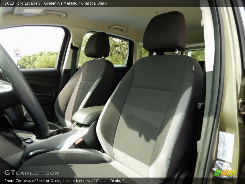 Ginger Ale Metallic / Charcoal Black 2013 Ford Escape S