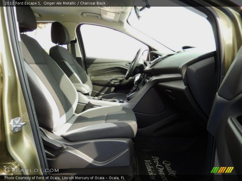 Ginger Ale Metallic / Charcoal Black 2013 Ford Escape S